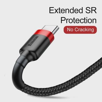 Baseus USB-C Kabel: Snel Opladen & Data | Duurzaam & Compati, Verzenden, Nieuw