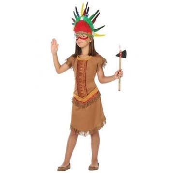 Indianen kostuum jurkje voor meisjes - Indianen kleding, Kinderen en Baby's, Ophalen of Verzenden, Nieuw