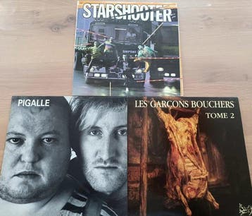 Pigalle, Les Garçons Bouchers, Starshooter - 3 x albums -, Nieuw in verpakking