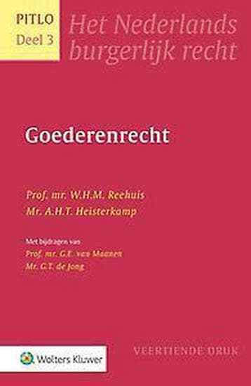 9789013143874 Pitlo 3 - Goederenrecht | Tweedehands, Verzenden, Zo goed als nieuw, W.H.M. Reehuis