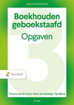 9789001051563 Boekhouden Geboekstaafd 3 - opgaven - 10e e..., Verzenden, Zo goed als nieuw, Y.R.P. van de Voort