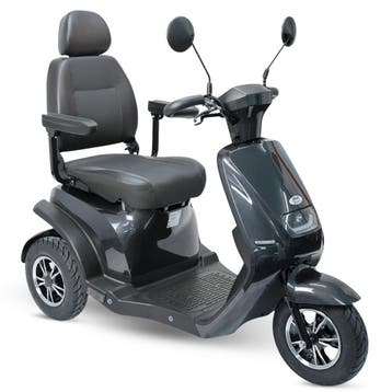 Drive Flame 3-Wiel Scootmobiel – Antraciet 15 km/u, Ophalen of Verzenden, Nieuw, Drive