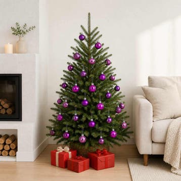 vidaXL Kerstballen set 150 st Lila 3 cm Polystyreen, Verzenden, Nieuw