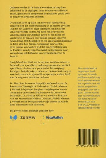 Over(-)behandelen 9789035235922 Theo Boer, Verzenden, Gelezen, Theo Boer