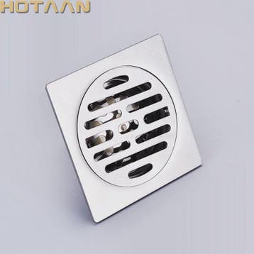 RVS Douchegoot 100x100mm - Geurafsluiting - Vloerput met RVS, Verzenden, Nieuw