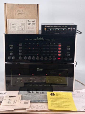 McIntosh - CR12 - MC7108 - WK-9 (RC) Hifi-set - Diverse, Nieuw