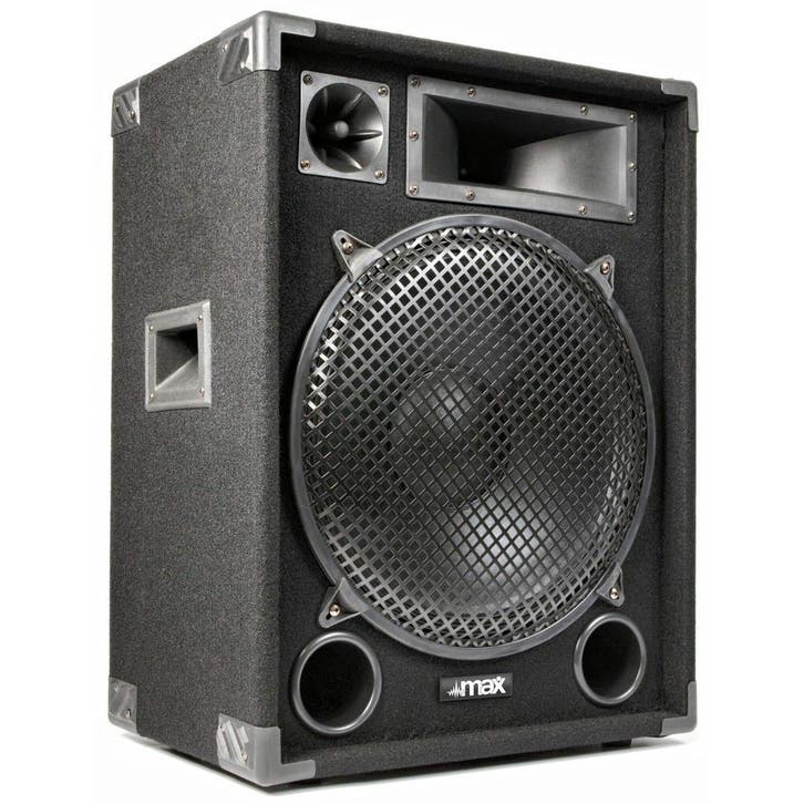 Retourdeal - MAX Disco Speaker MAX15 1000W 15, Audio, Tv en Foto, Luidsprekers, Zo goed als nieuw, Verzenden