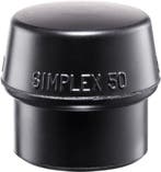 Vervangende Rubber Kop voor Een Simplex Hamer 60mm Zwart, Doe-het-zelf en Verbouw, Verzenden, Nieuw