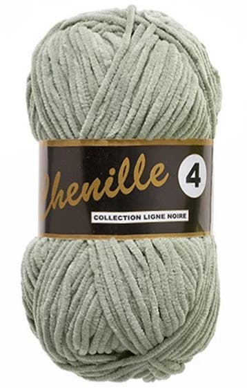 Lammy Yarns Chenille 4 - 375 Zeegroen - Fluweelzacht Garen, Ophalen of Verzenden, Nieuw