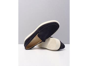Greve 2301 - Loafers - Suède - Blauw 43,5 (9+), Verzenden, Nieuw