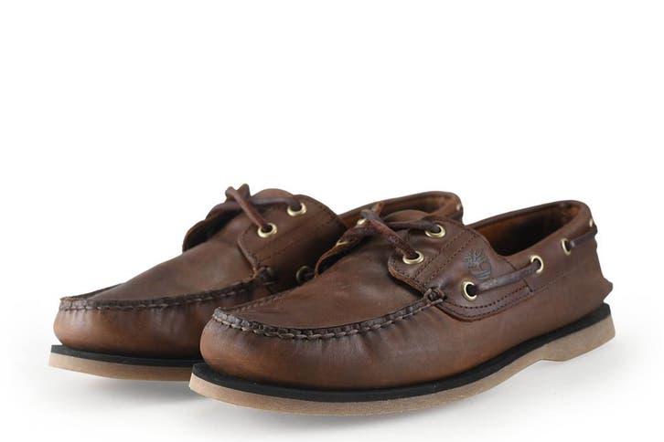 Timberland Loafers in maat 40 Cognac, Kleding | Heren, Schoenen, Overige kleuren, Zo goed als nieuw, Loafers, Verzenden