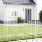 vidaXL Tuinhek 2 pcs Wit 3,4 x 1,2 m Poedercoating staal, Verzenden, Nieuw, IJzer