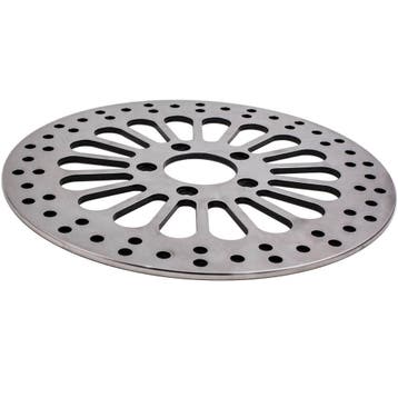 Polished voor 11.8 Disc Drilled Brake Rotor voor Harley T..., Verzenden, Nieuw