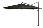 Platinum Icon T1 parasol 4x3 meter Faded black, Tuin en Terras, Verzenden, Nieuw, Zweefparasol, Kantelbaar