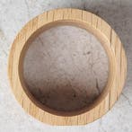 HOCHO Eikenhouten Servetring ø50 mm – Elegante Tafeldecor, Huis en Inrichting, Ophalen of Verzenden, Nieuw