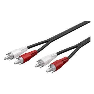 Tulp kabel | 2x tulp naar 2x tulp | M  M | Goobay | 20, Verzenden, Nieuw