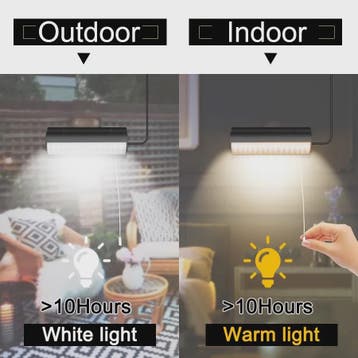 Solar Lamp met Afstandsbediening voor Binnen & Buiten - Zonn, Huis en Inrichting, Lampen | Hanglampen, Verzenden, Nieuw