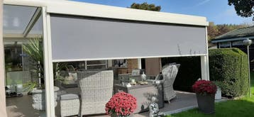 Ritsscreens zelf plaatsen bespaart u veel geld!, Tuin en Terras, Zonneschermen, Ophalen of Verzenden, Nieuw, Elektrisch