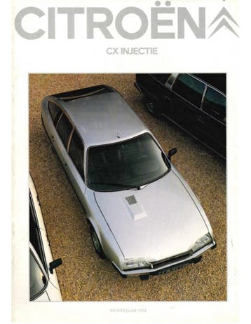1982 CITROËN CX BROCHURE NEDERLANDS, Nieuw, Author