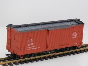 LGB 4067 C Southern Pacific Boxcar (Goederenwagons), Gebruikt, Overige typen, Ophalen of Verzenden, LGB
