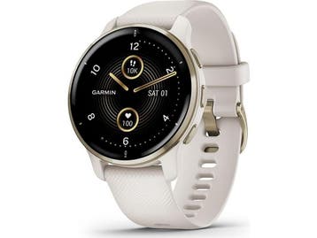 Garmin Venu 2 Plus 43 mm cream gold rand van roestvrij staal, Verzenden, Nieuw, Garmin