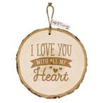 Boomschijf Hanger I love you, Ophalen of Verzenden, Nieuw