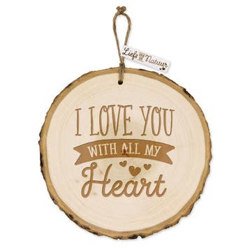 Boomschijf Hanger I love you, Ophalen of Verzenden, Nieuw