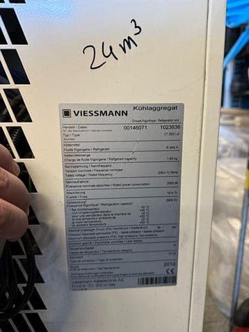 Viessmann CT3000 Koelcelmotor 24 m³ – Monoblock Plafondunit, Gebruikt