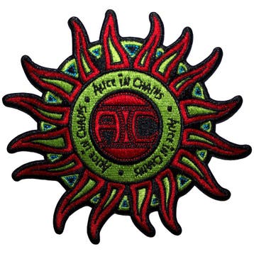 Alice In Chains Sun Logo Colour Patch officiële merchandise, Ophalen of Verzenden, Nieuw, Kleding