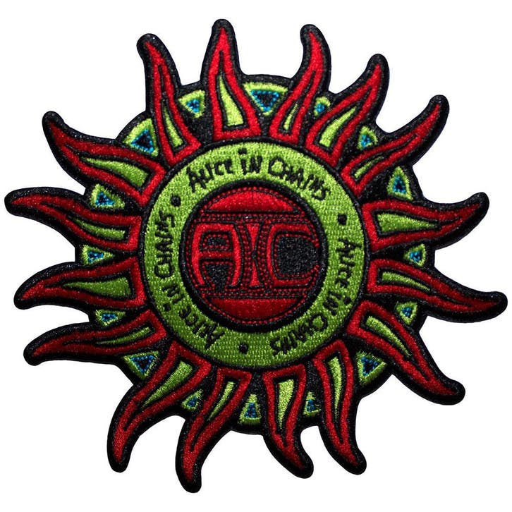 Alice In Chains Sun Logo Colour Patch officiële merchandise, Verzamelen, Muziek, Artiesten en Beroemdheden, Kleding, Nieuw, Ophalen of Verzenden