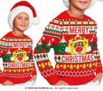 Foute Sweater Merry Christmas Rendier Rood Kind, Ophalen of Verzenden, Nieuw