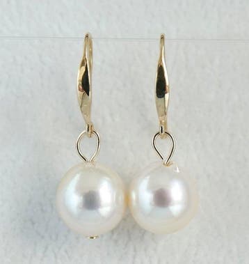 Zonder minimumprijs - Oorbellen - 18 karaat Geel goud Parel, Sieraden, Tassen en Uiterlijk, Oorbellen, Nieuw