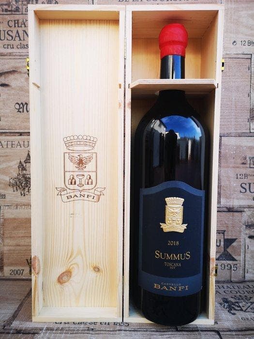 2018 Castello Banfi Summus - Super Tuscans - 1 Dubbele, Verzamelen, Wijnen