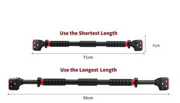 Pull Up Bar Deurrekstang Verstelbaar Zonder Boren Fitness, Sport en Fitness, Verzenden, Nieuw