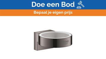 Bieden: Grohe Selection Hard Graphite Cup Holder, Ophalen of Verzenden, Nieuw, Kombuis en Sanitair, Zeilboot of Motorboot