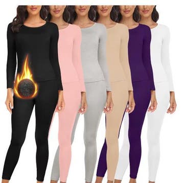 Dames Thermisch Ondergoed Set Warm Zacht Comfort Basislaag, Kleding | Dames, Wintersportkleding, Verzenden, Nieuw