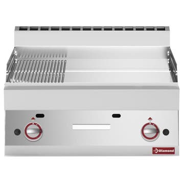 Diamond Bakplaat | ALPHA 650 | Gas | Glad/Gegroefd | Verchro, Ophalen of Verzenden, Nieuw in verpakking