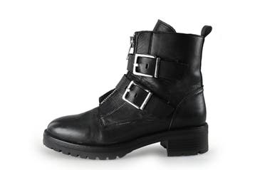 Sacha Biker boots in maat 39 Zwart, Verzenden, Zwart, Overige typen, Zo goed als nieuw