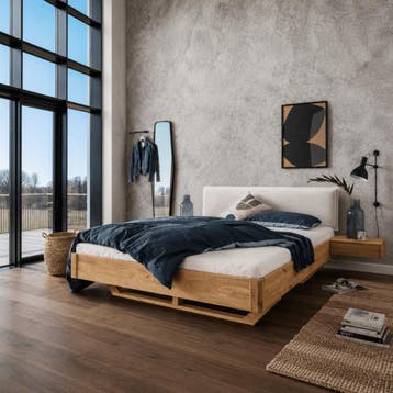 Van Schaik Sorento Massief Houten Bed - 200 x 200, Nieuw
