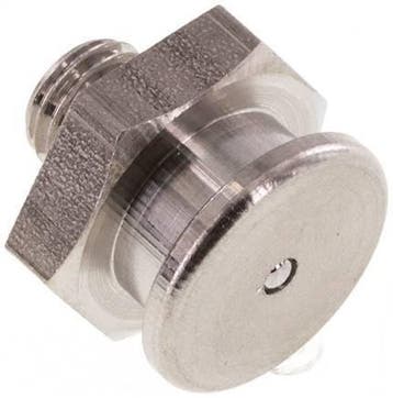 Vlak DIN 3404 Smeernippel 16mm  RVS M8x1, Verzenden, Nieuw