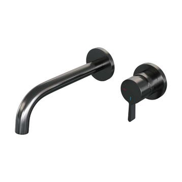 Brauer Gunmetal Edition Inbouw Wastafelmengkraan met Gebogen, Ophalen of Verzenden, Nieuw
