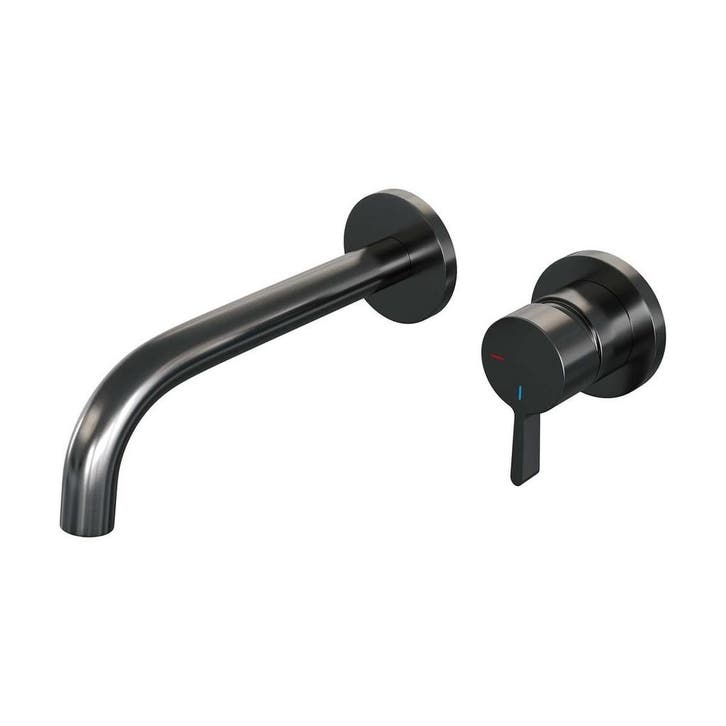 Brauer Gunmetal Edition Inbouw Wastafelmengkraan met Gebogen, Doe-het-zelf en Verbouw, Sanitair, Nieuw, Ophalen of Verzenden