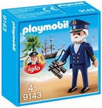 Playmobil Kapitein Iglo Figuur met Verrekijker - 9143 (Nieuw, Kinderen en Baby's, Speelgoed | Playmobil, Verzenden, Nieuw
