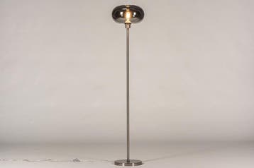 Rietveld Vloerlampen - Grijs, Staalgrijs - Glas, Staal, Meta, Huis en Inrichting, Verzenden, Nieuw