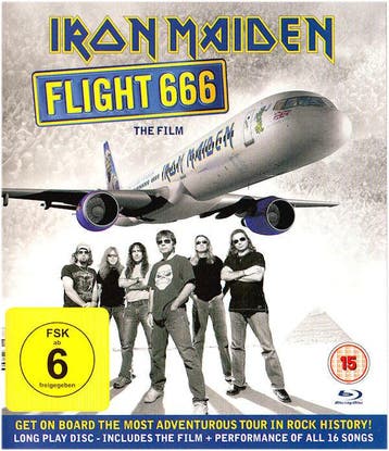 Blu-ray muziek - Iron Maiden - Flight 666 (The Film), Cd's en Dvd's, Verzenden, Zo goed als nieuw