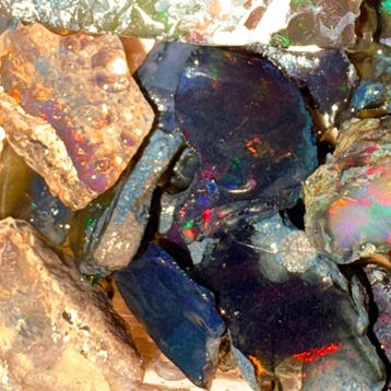 Opaal Zeldzame partij van 20 natuurlijke ruwe opalen — 4, Verzamelen, Mineralen en Fossielen