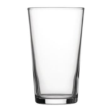 Utopia gehard conische bierglazen CE-gemarkeerd | 280 ml..., Verzenden