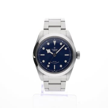 Tudor Heritage Black Bay 41mm Blue 79540; Automatisch H..., Ophalen of Verzenden, Zo goed als nieuw, Leer, Overige merken