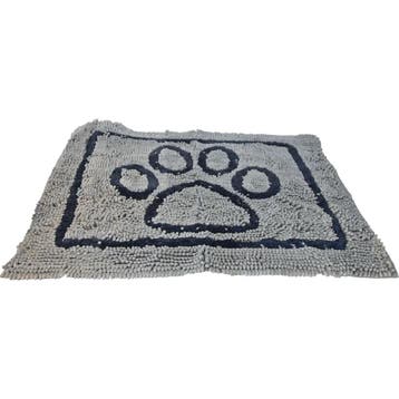 Schoonloopmat waterdicht 89 x 66 cm - hond Grijs, Verzenden, Nieuw
