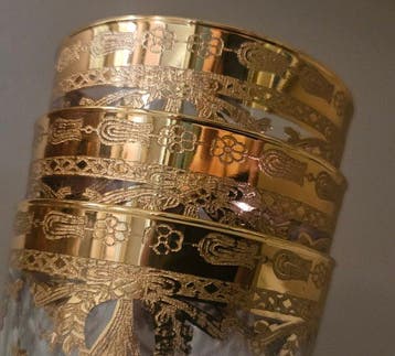 antica cristalleria muranese - Drinkservies (6) - kostbare